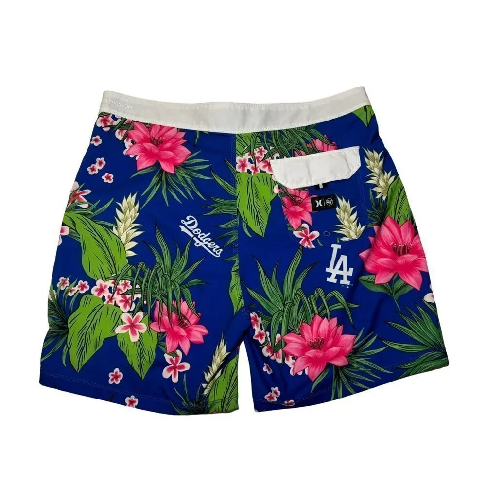 Men’s Dodger’sXHurley board shorts size 32 blue